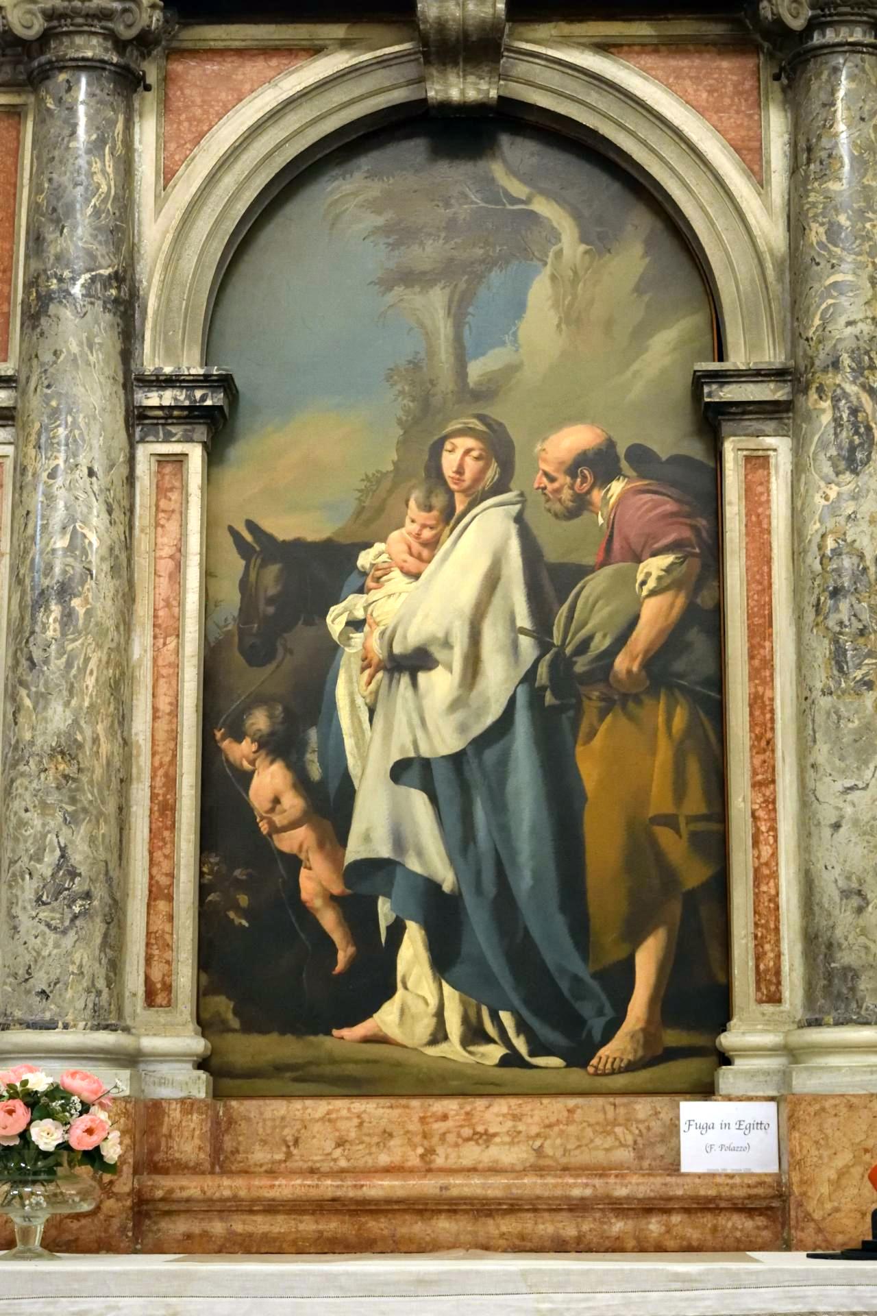 Oratorio di Santa Margherita - Padova - Lato destro - Altare della Fuga in Egitto - Pala
