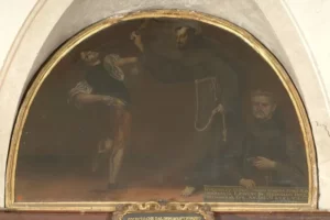 San Francesco libera un indemoniato - opera attribuita a Giovanni Specchietti (1647)