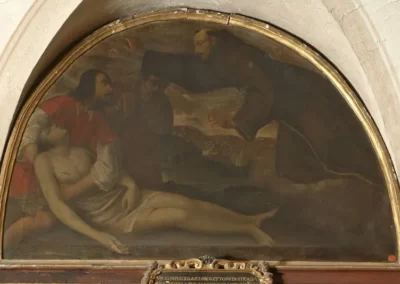 San Francesco resuscita un garzone - opera attribuita a Giovanni Specchietti (1647)