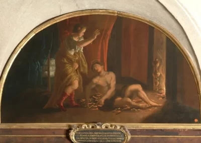 San Francesco tentato - opera attribuita a Daniel Van Den Dyck (1647)