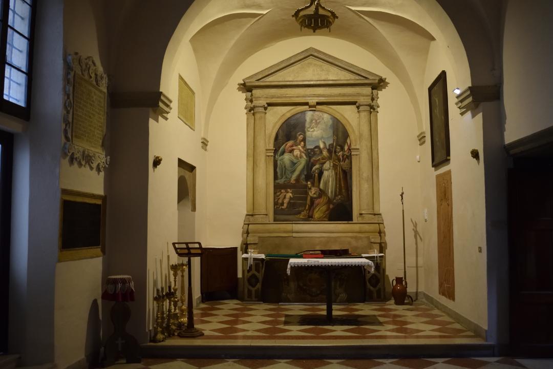 Chiesa di San Francesco - Cappella Vitaliani - Altare a Santa Giustina