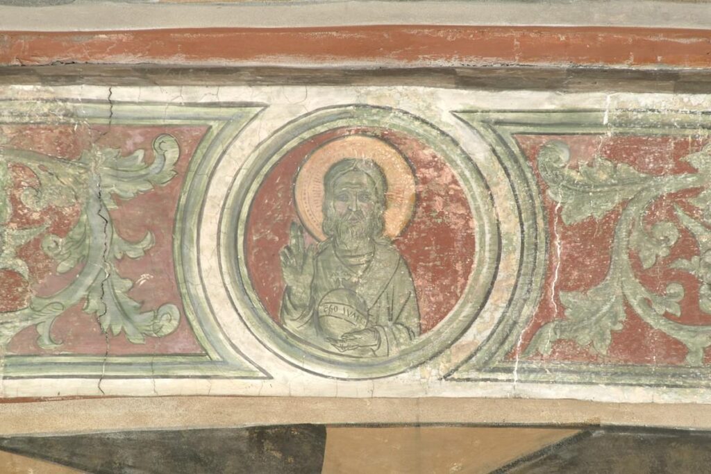 Gesù Cristo benedicente (affresco - 1450 - 1474) - Ambito Veneto