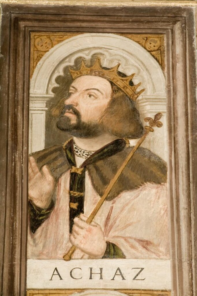 Acaz re di Giuda [Achaz] (1523 - 1526) - Girolamo Tessari