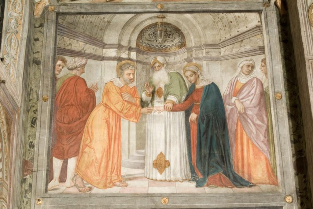 Sposalizio della Vergine (1523 - 1526) - Girolamo Tessari