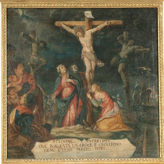 Stazione 12 Gesù Cristo morto in croce (1725 - 1749) - ambito veneto